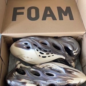 Too small for me. Men size 7; Womens size 8-9.  Yeezys Foam Runners